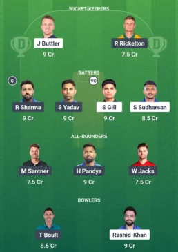 GT vs MI March 29, 730 pm IST