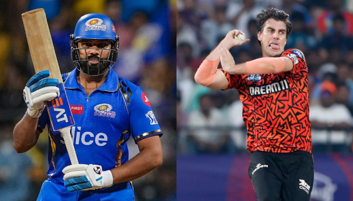 Rohit Sharma and Pat Cummins